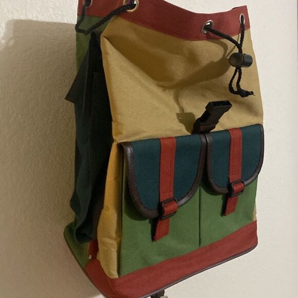 Unissx Water Repellent Multi Color Backpack 11” x 14” x 6” approximately main image 9